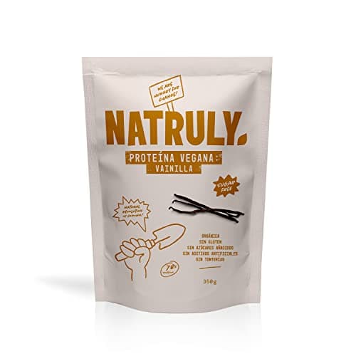 Detalle de Natruly Proteína Vegana BIO Vainilla 350 g