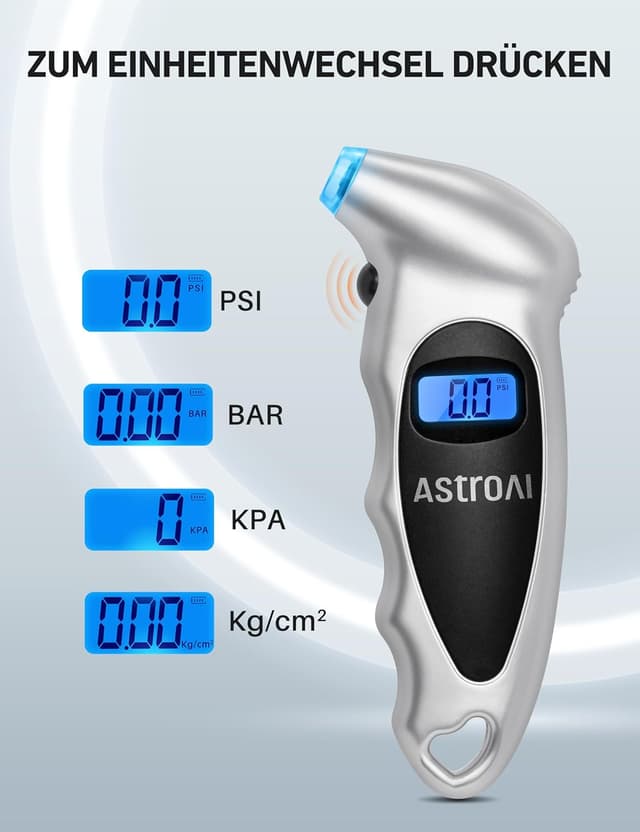 Thumbnail 4 de AstroAI Reifendruckprüfer 0–150 PSI