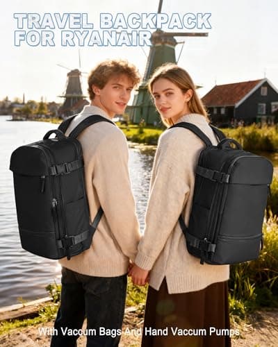 Thumbnail 9 de SZLX mochila de vacío con bomba y tamaño cabina (40x30x20), compatible con Ryanair