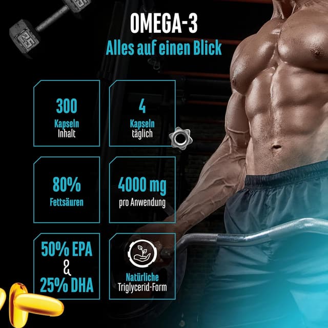 Detalle 2 de Omega-3 hochdosiert 4000 mg