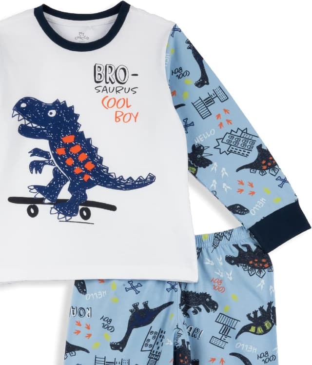 Detalle de Chicco Pigiama lungo cotone draghetto