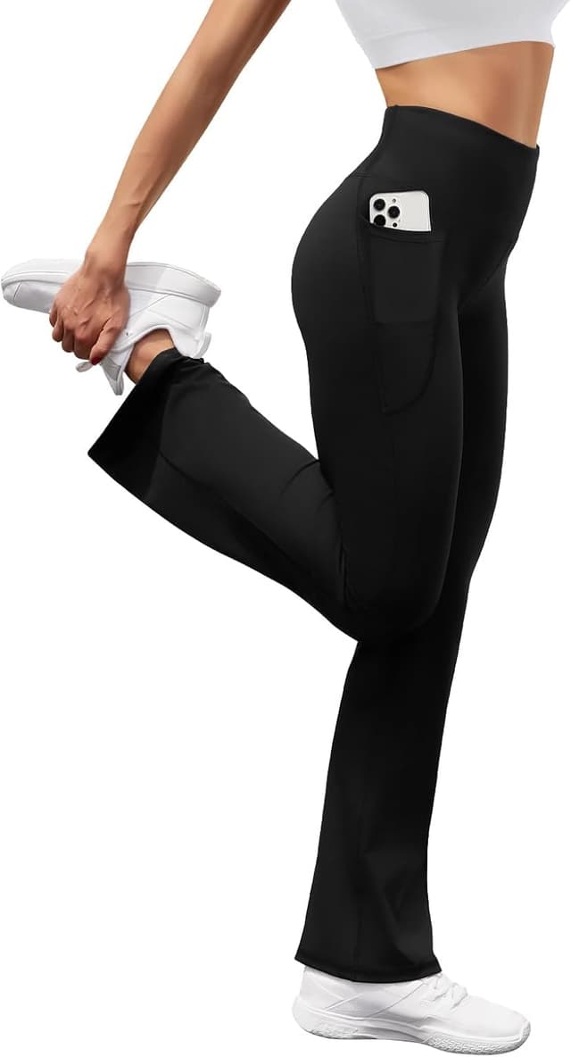 Thumbnail 4 de Glacspyg Yogahose Damen High Waist mit Taschen