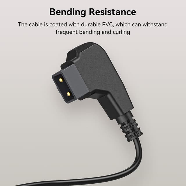 Detalle de SMALLRIG D-Tap auf Dummy-Akku für Sony NP-FZ100 (Spiral-Stromkabel) – für viele α-Kameras