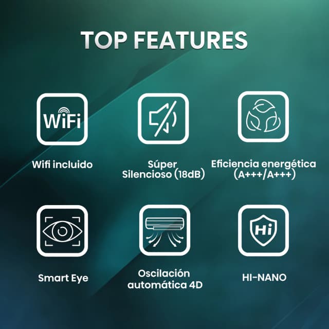 Thumbnail 3 de Hisense QH35XV4A aire acondicionado 3.010 frig/h WiFi