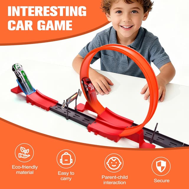 Detalle 2 de Havnidy circuit looping auto enfants 360°