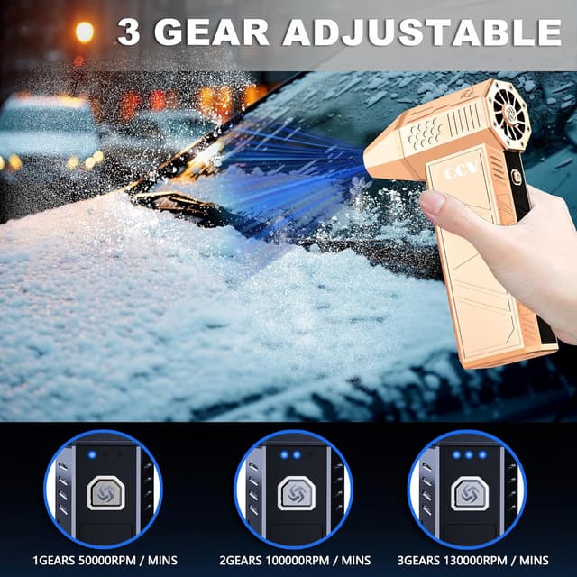 Thumbnail 6 de Compressed Air Duster F33 Gold 150000RPM