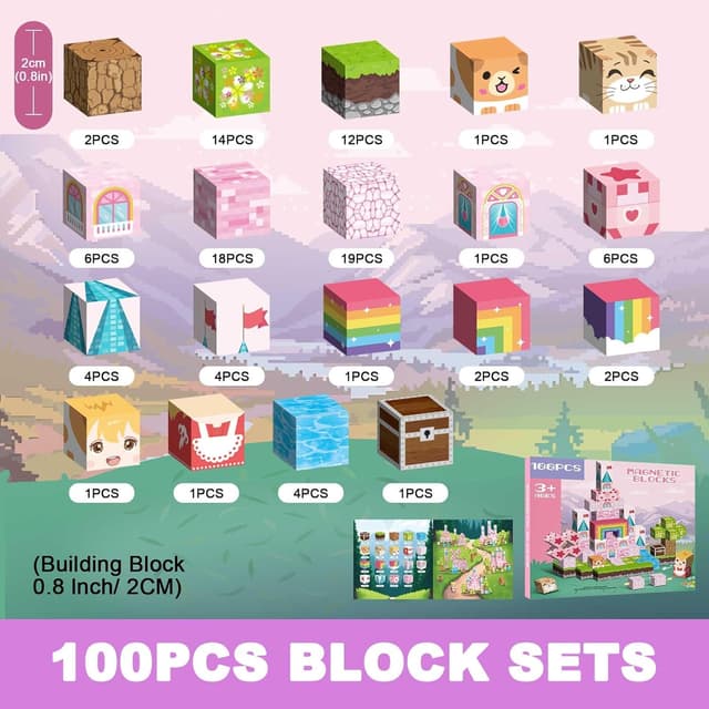 Thumbnail 2 de Crifeton Costruzioni Magnetiche per Bambini 3+ — Castello 🧩