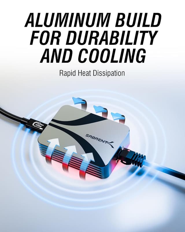 Thumbnail 6 de SABRENT NT-P10G USB4 to 10GbE adapter 📡