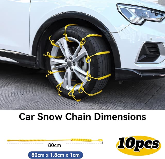 Thumbnail 2 de GOHHME Snow Chains 165mm–265mm for Cars