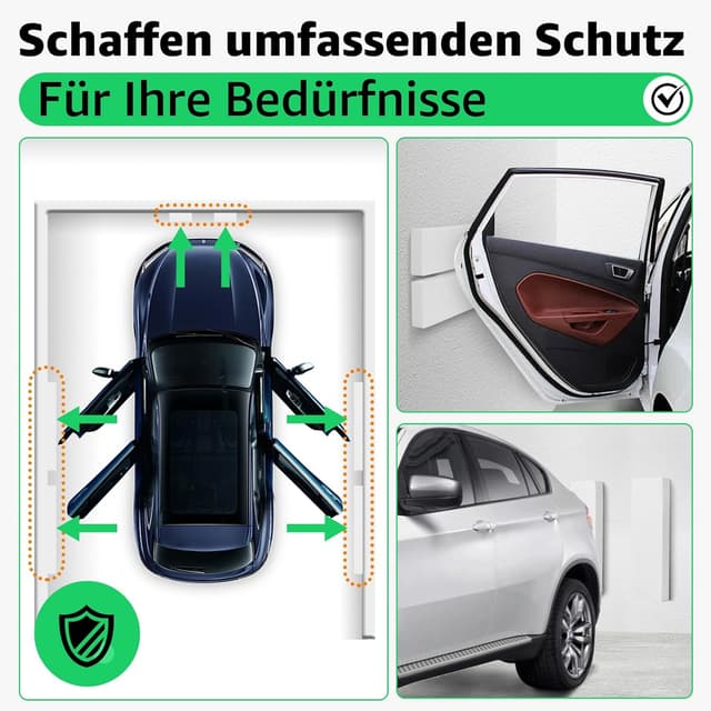 Thumbnail 4 de Garagen Wandschutz 4er-Set Selbstklebend 3 cm Dicke