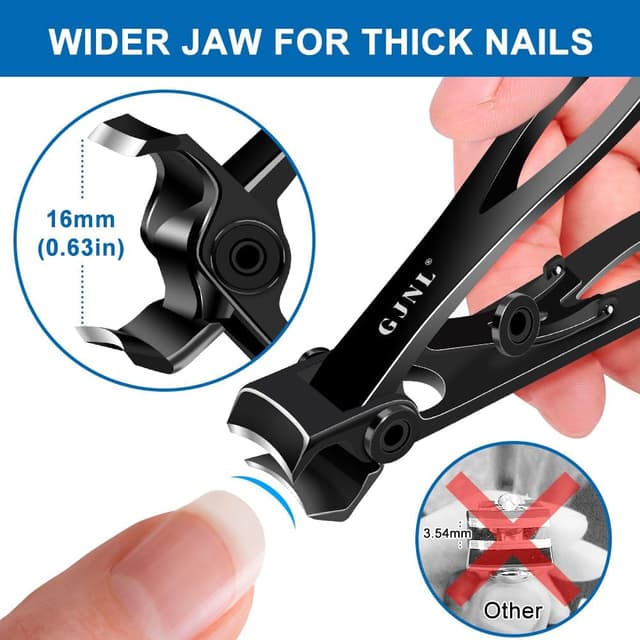 Detalle de Nail Clippers 16mm Wide Jaw for Thick Toenails ✂