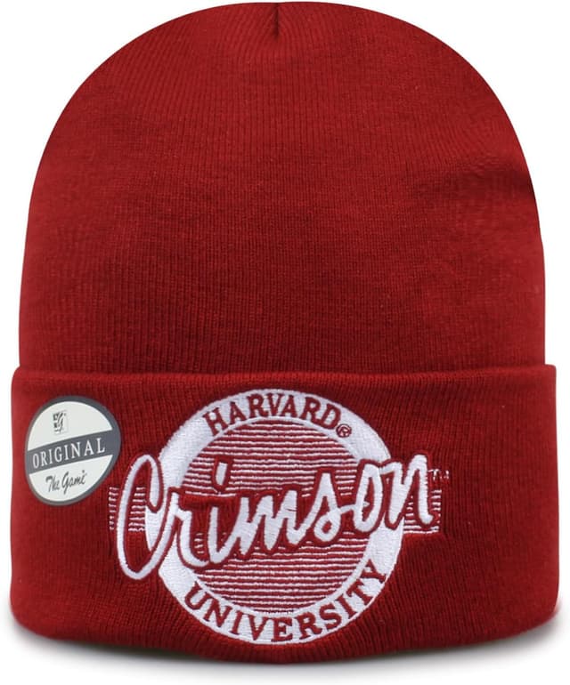 Detalle de The Game NCAA Licensed Beanie Hat (Harvard University Crimson)