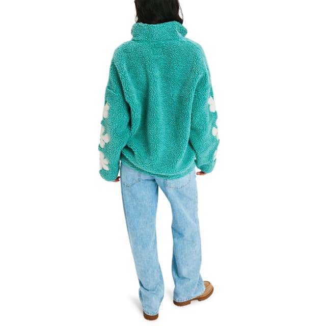 Detalle 2 de Roxy Far Away: forro polar de mujer con cremallera y tejido tipo sherpa