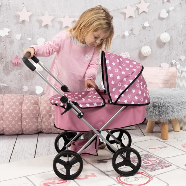Detalle 2 de Bayer Design 14976AA Carrozzina pieghevole per bambole con cestino integrato (fino a 46 cm)
