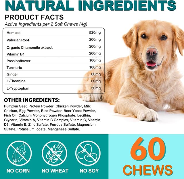 Thumbnail 6 de YaqvYoNg Calming Chews 60 for Dogs