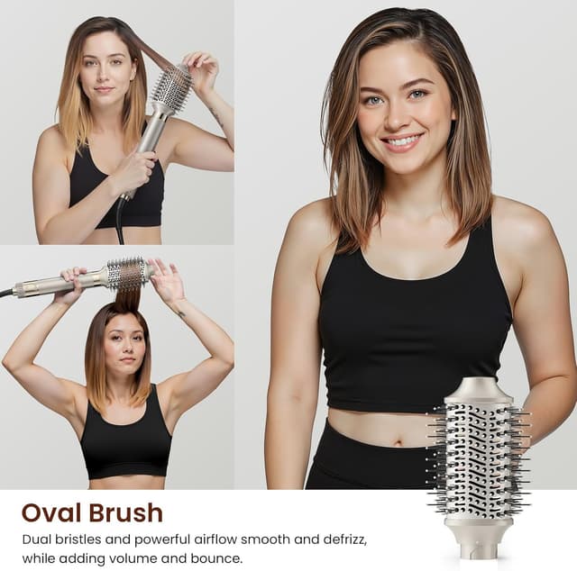 Thumbnail 4 de MESCOMB 5 in 1 Airstyler Hairstyler Set Ionen Föhn Lockenstab Volumenbürste 1x 💇♀