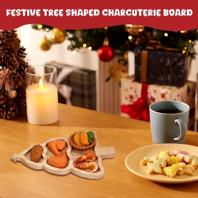 Thumbnail 4 de Ciieeo Bambus Serviertablett 30 x 20 cm