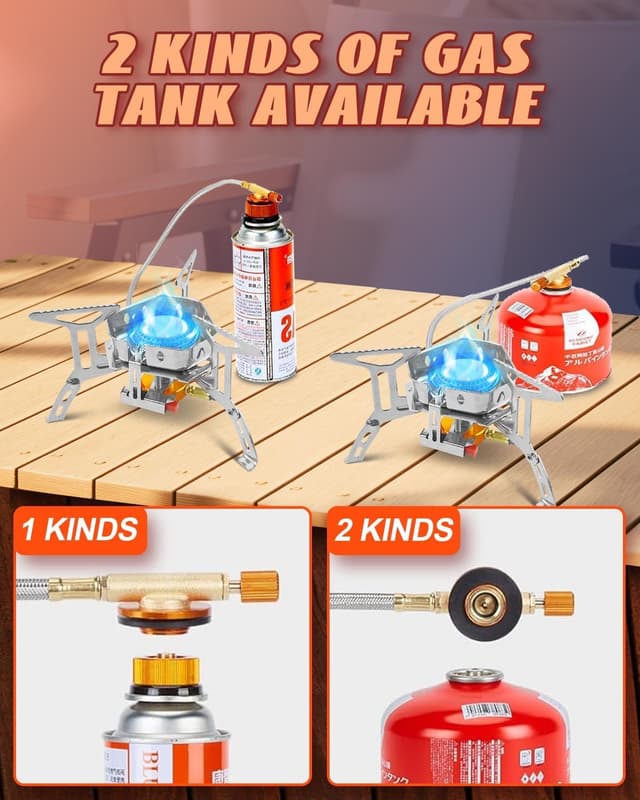 Thumbnail 4 de Portable Camping Gas Stove 3500W