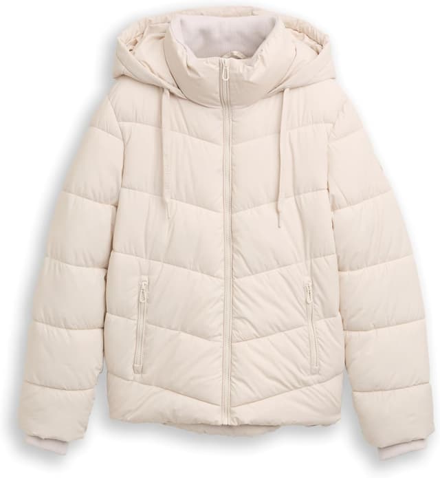 Detalle de TOM TAILOR 1047526 giacca donna trapuntata idrorepellente con cappuccio