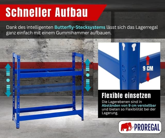 Thumbnail 5 de PROREGAL Reifenregal Tiger 150 kg