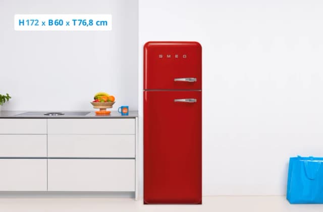 Thumbnail 11 de Smeg FAB30LRD6 rote Kühlgefrierkombination 72 l