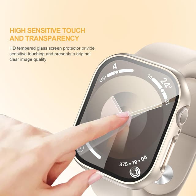 Detalle de Haojavo Screen Protector Case for Apple Watch Series 11 42mm