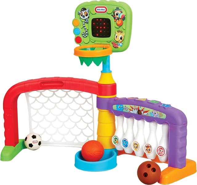 Detalle de Little Tikes 3-in-1 Sports Zone activity zone for toddlers (ages 12–36 months)