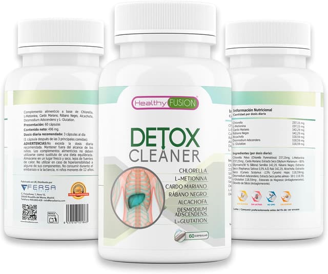 Thumbnail 4 de Healthy Fusion Detox Cleaner 🌿 | Depurativo Hígado y Colon, 60 cápsulas