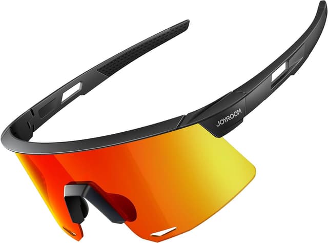 Detalle de JOYROOM Occhiali da ciclismo polarizzati UV400 con nasello regolabile e antiappannamento (TR90) per uomo e donna