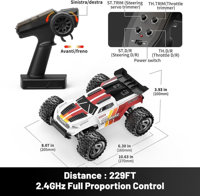 Thumbnail 6 de Cirmine Macchina Telecomandata 1:18 36 km/h