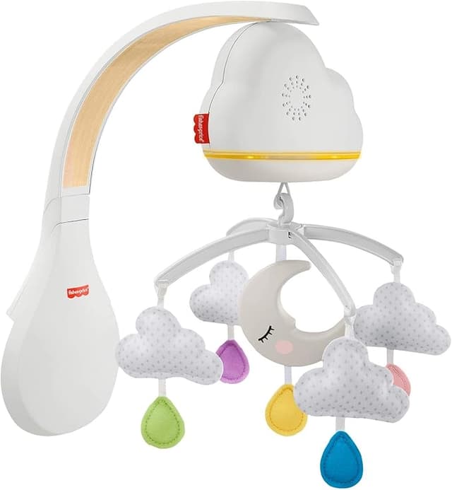 Imagen de Fisher-Price Móvil Nubes y Lunas para bebé 🌙 en OfertitasTOP