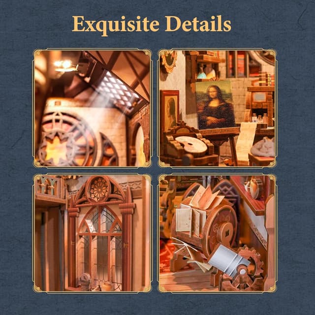 Thumbnail 3 de Tonecheer Kit Book Nook Leonardo da Vinci