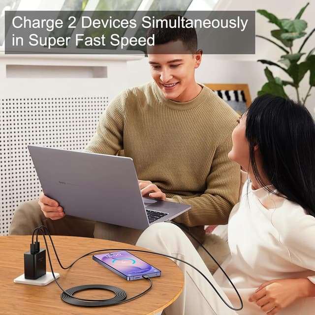 Thumbnail 6 de 45W USB‑C Fast Charger 2‑Port with 10ft Cable