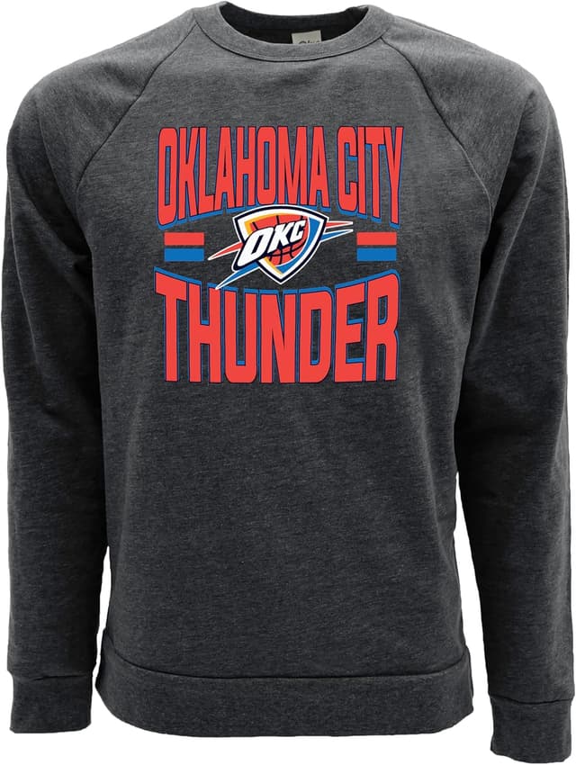 Detalle de Blue 84 NBA Officially Licensed Tri-blend Crewneck Sweatshirt (Cleveland Cavaliers) – Unisex