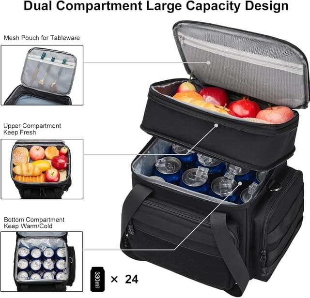 Detalle 2 de Gafetrey Tactical Lunch Box for Men