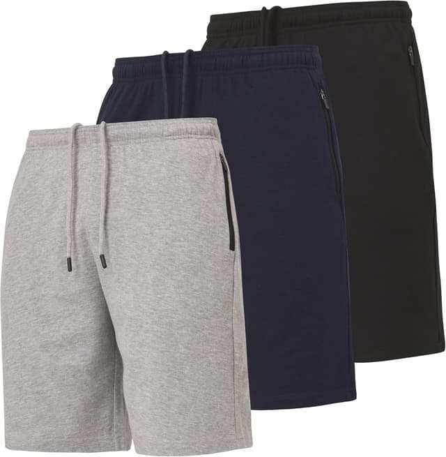 Detalle de Ultra Performance 3-Pack Men’s Athletic Shorts with Zipper Pockets (9-Inch Inseam)