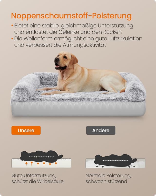 Detalle 2 de Feandrea FluffyHug Hundebett XXL