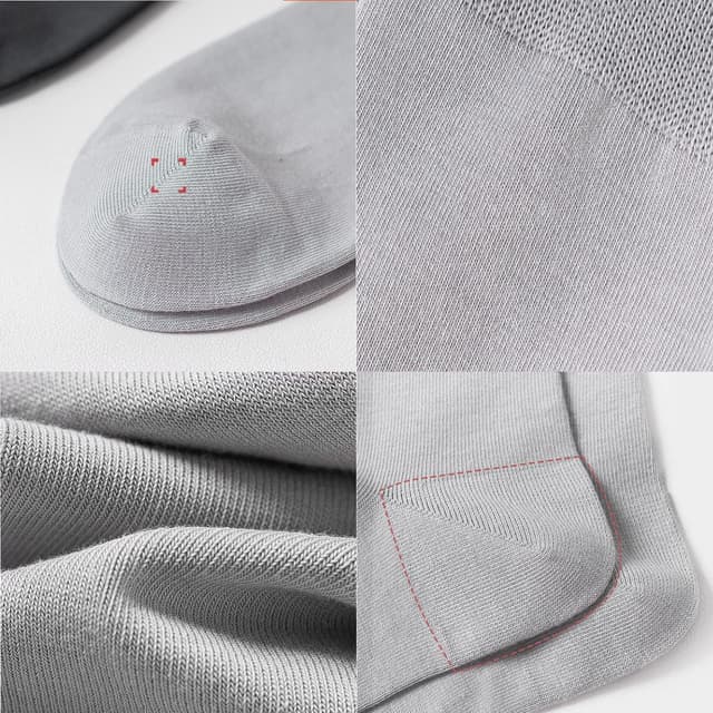 Thumbnail 6 de L&K-II calzini lunghi uomo e donna 12/24 paia in cotone bianchi e neri 92216