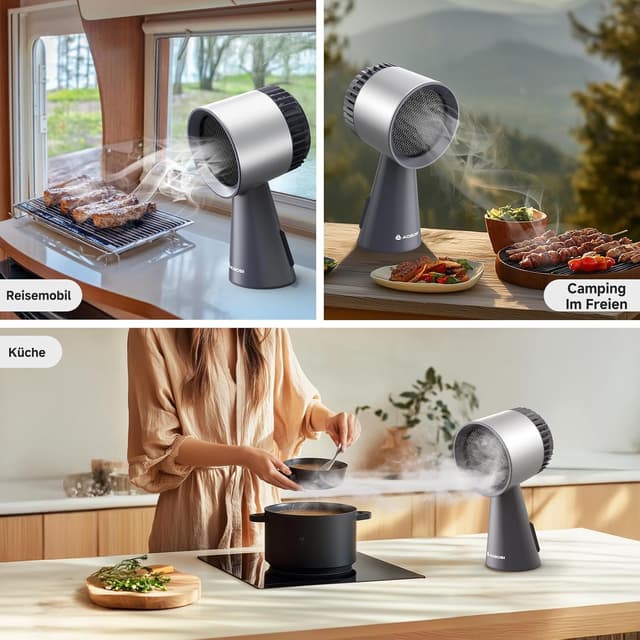 Detalle 2 de AAOBOSI Mini Dunstabzugshaube mit 3 Stufen