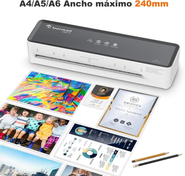 Detalle 2 de bonsaii L421-A Plastificadora A4 80-100 micrones