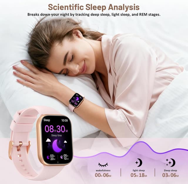 Detalle 2 de SLOKSFil Smartwatch Donna con schermo TFT 1,75", Bluetooth chiamate, frequenza cardiaca, SpO2 e fino a 120+ modalità sport