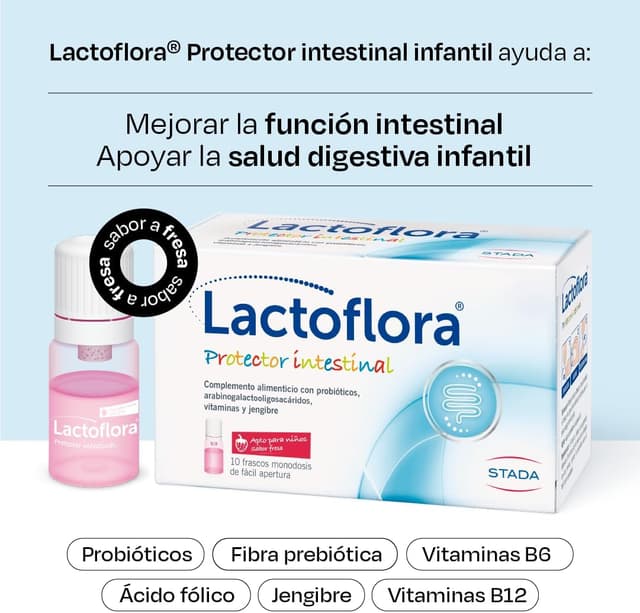 Thumbnail 3 de Lactoflora Probiótico Protector Infantil Sabor Fresa 10 frascos