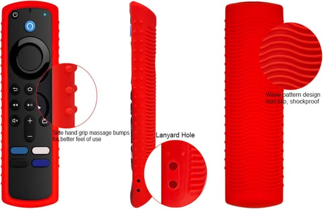 Detalle de YAREETY Protective Cover for Remote Control (Friendly Silicone) – dropproof, dustproof and washable