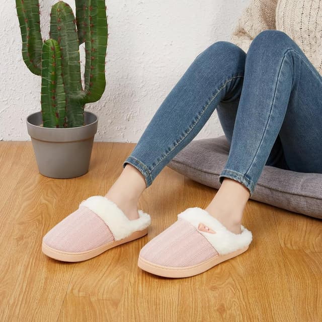 Thumbnail 1 de NineCiFun Fuzzy Slippers with Memory Foam ⚙