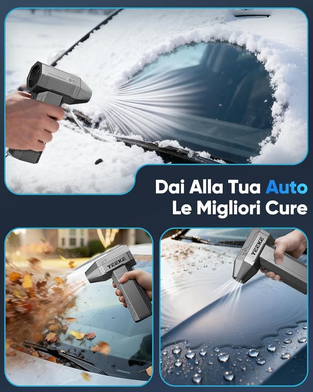 Detalle 2 de Yeeke Aria Compressa, 10000 mAh soffiatore