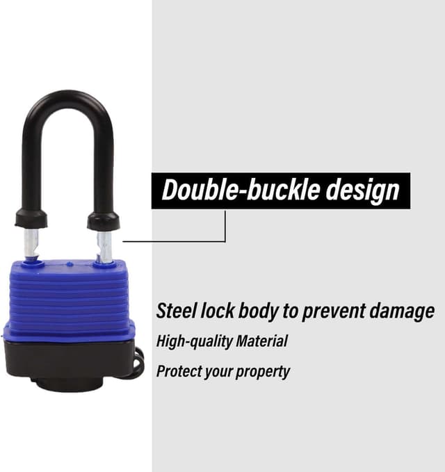 Thumbnail 6 de SEPOX 6-Pack 44MM Weatherproof Padlocks