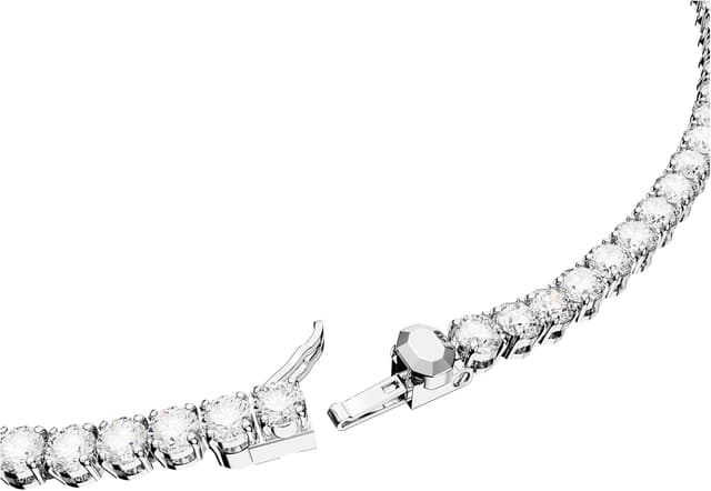 Thumbnail 2 de Swarovski Conjunto Matrix Tennis talla redonda, baño de rodio 💍