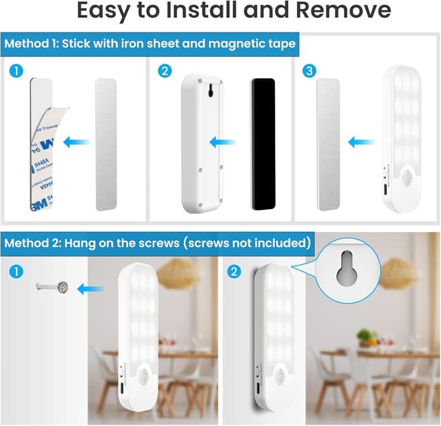 Detalle de ANOPU Luz Nocturna con Sensor 24 LED