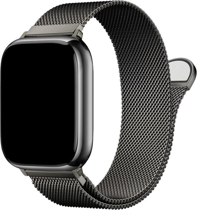 Detalle de Stainless Steel Milanese Loop Magnetic Clasp Apple Watch Band (46mm/44mm/45mm/49mm)