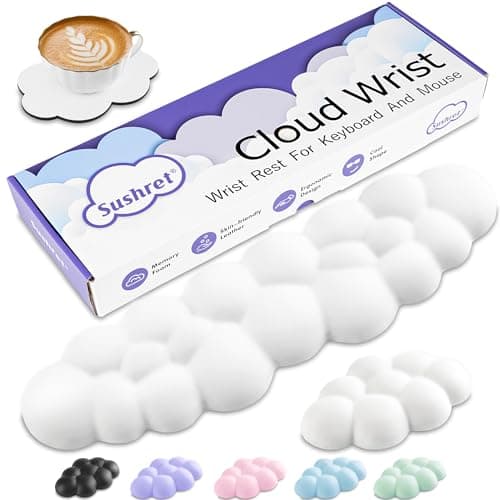 Imagen de Sushret Cloud Wrist Rest 1pc for keyboard 🖱 en OfertitasTOP